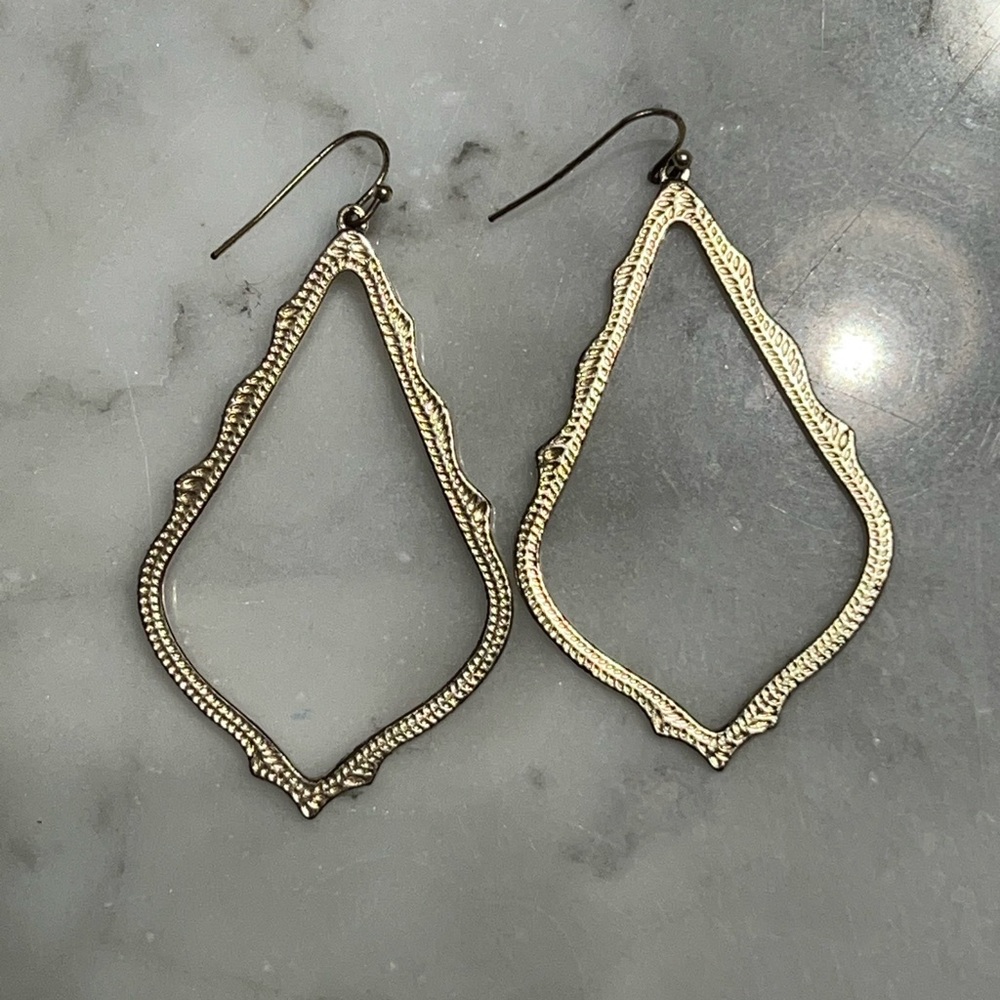 Kendra Scott gold earrings